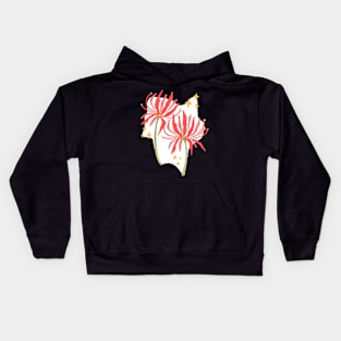 Red Spider Lilly - Lycoris Radiata Kids Hoodie